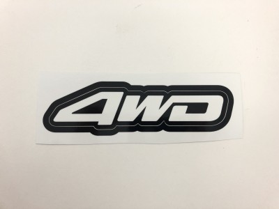 Sticker 4WD - black