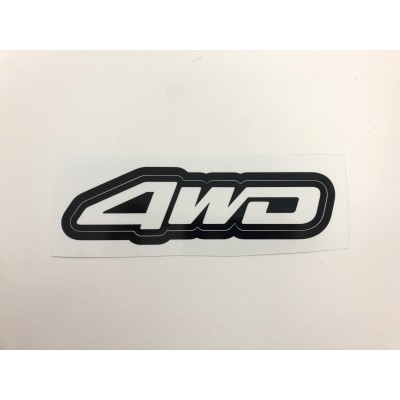 Sticker 4WD - black