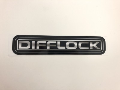 Sticker DIFFLOCK - black