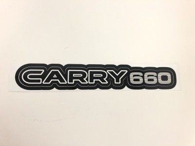 Sticker Carry 660 - black