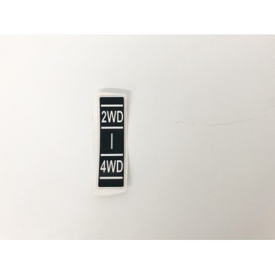 Sticker 2WD - 4WD