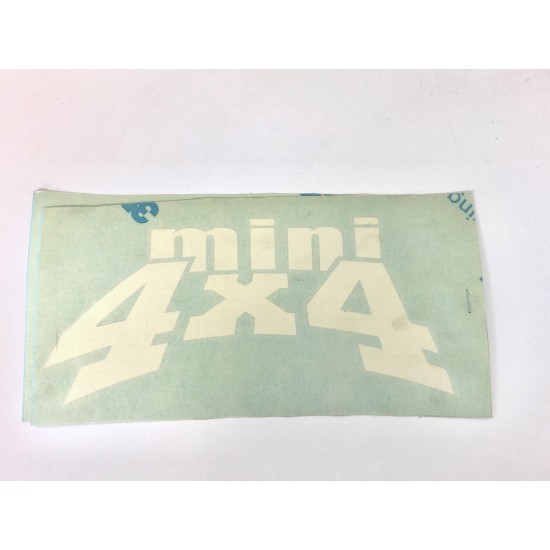 Sticker Mini 4x4 - white