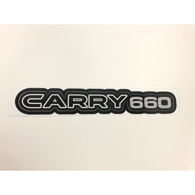 Autocollant Carry 660 - noir