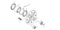 Front wheel bearing retainer ring - Suzuki Carry DD51T & DB51T