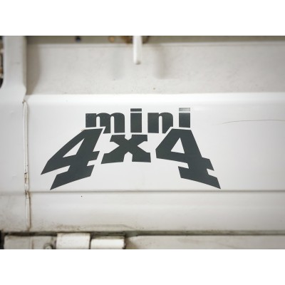 Sticker Mini 4x4 - black