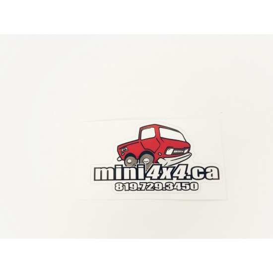 Sticker Mini4x4 logo