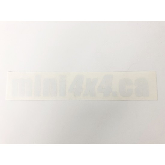 Sticker Mini4x4.ca - grey